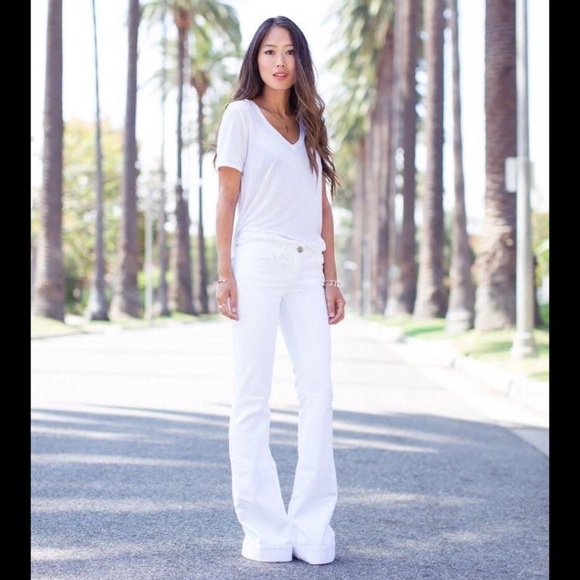 stella mccartney wide leg jeans